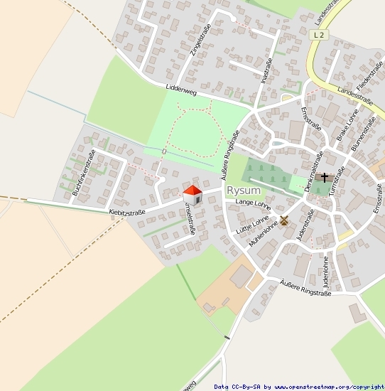 Lageplan Straße