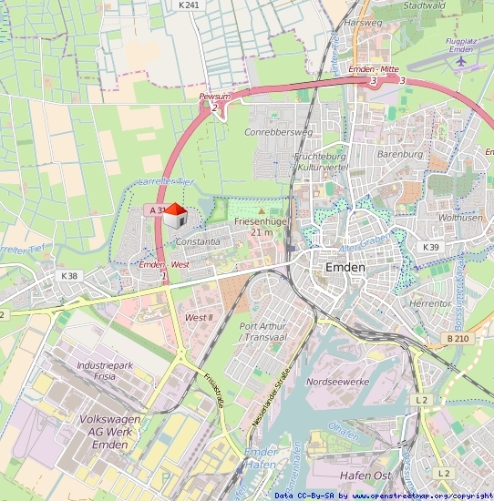 Lageplan Ort