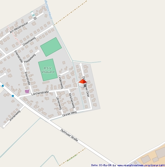 Lageplan Straße