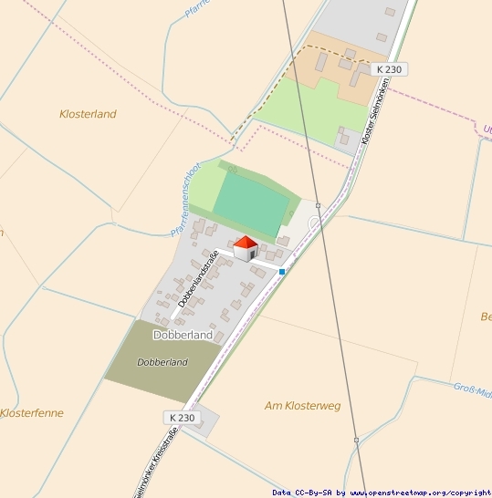 Lageplan Straße
