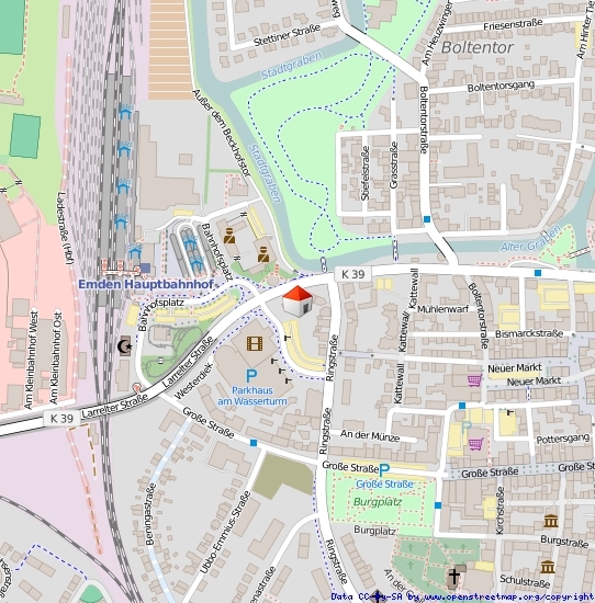 Lageplan Straße