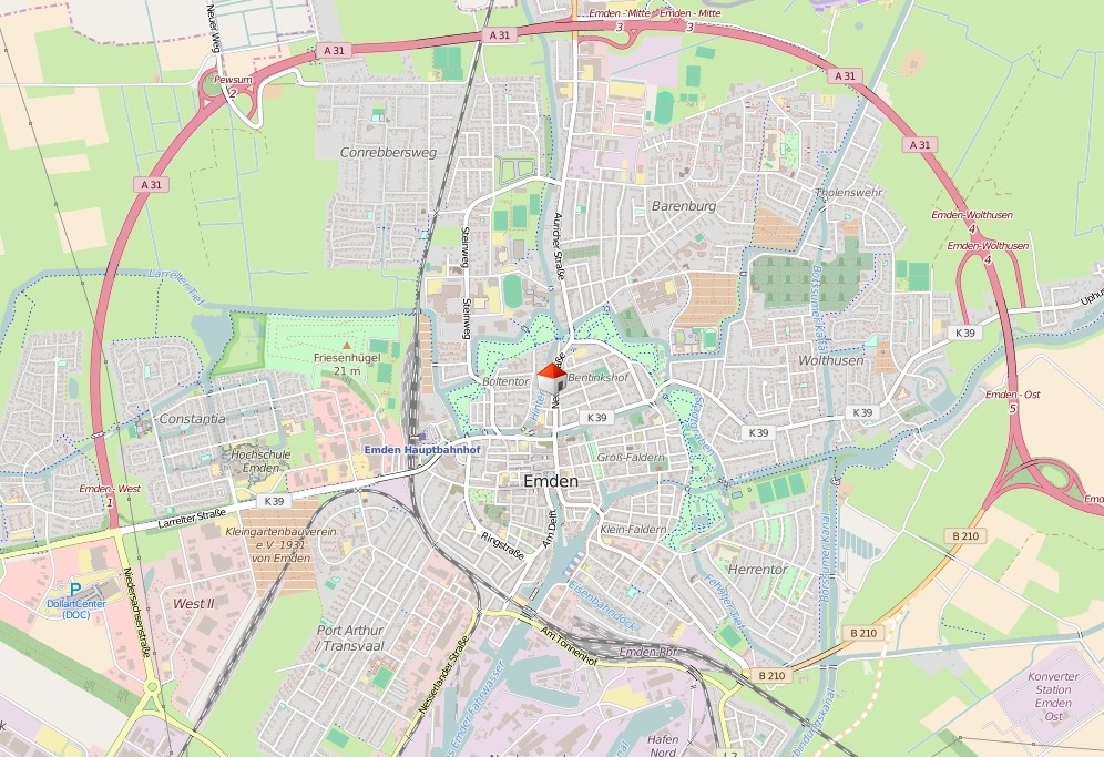 Lageplan Ort