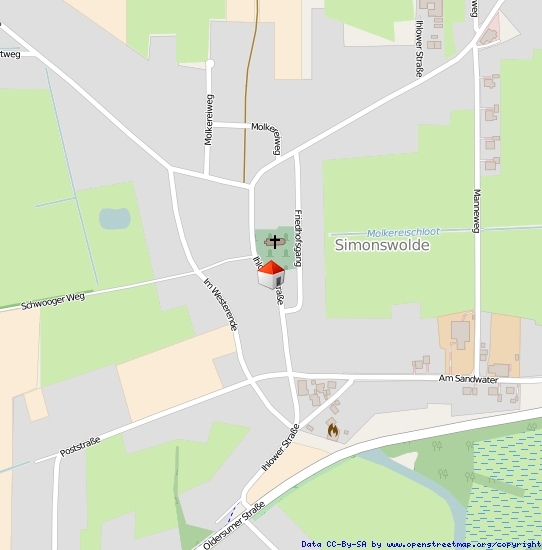 Lageplan Straße