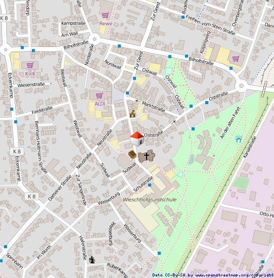 Lageplan Straße