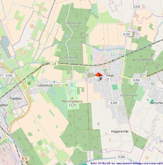 Lageplan Ort