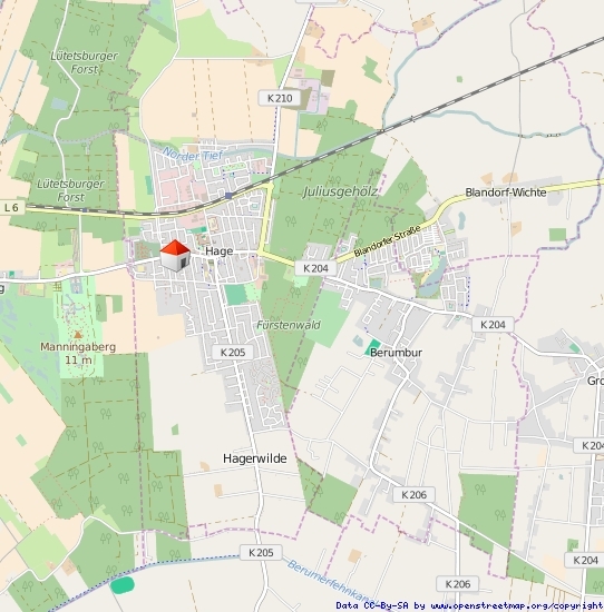 Lageplan Ort