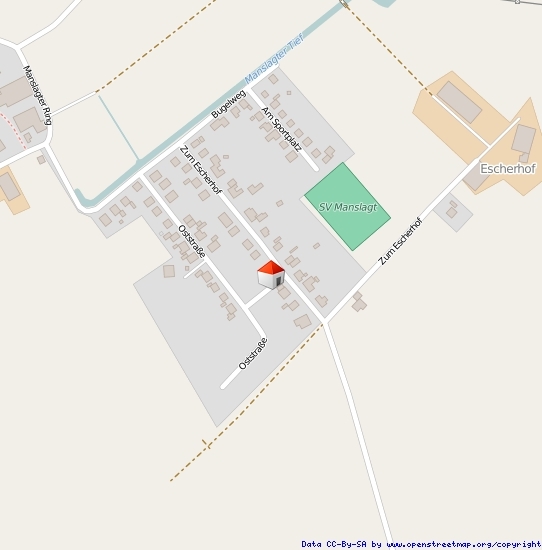 Lageplan Straße