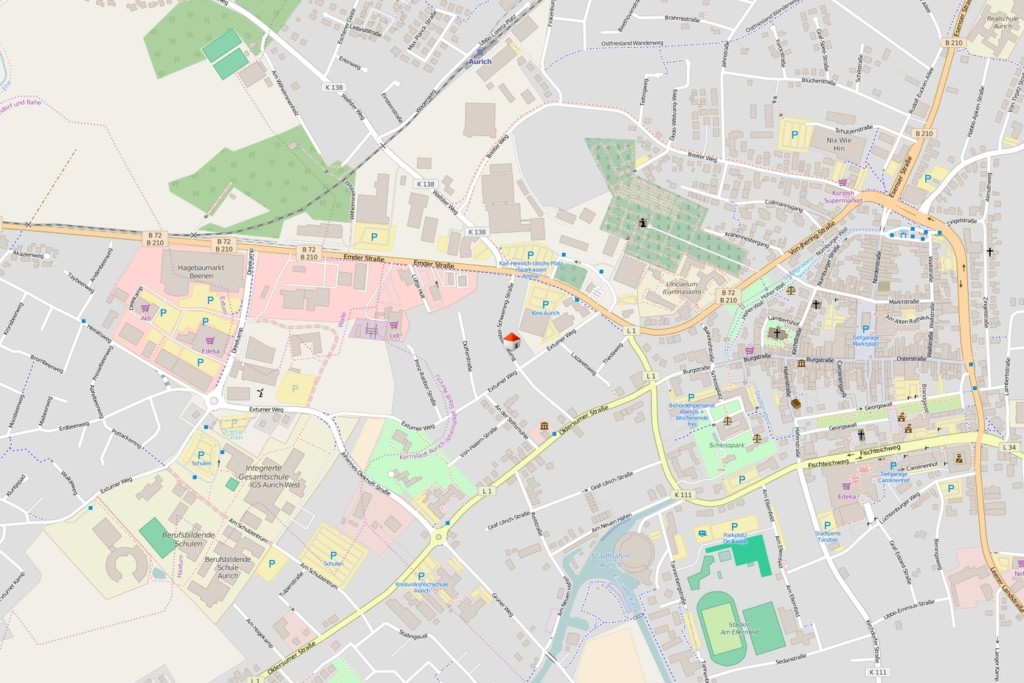Lageplan Ort