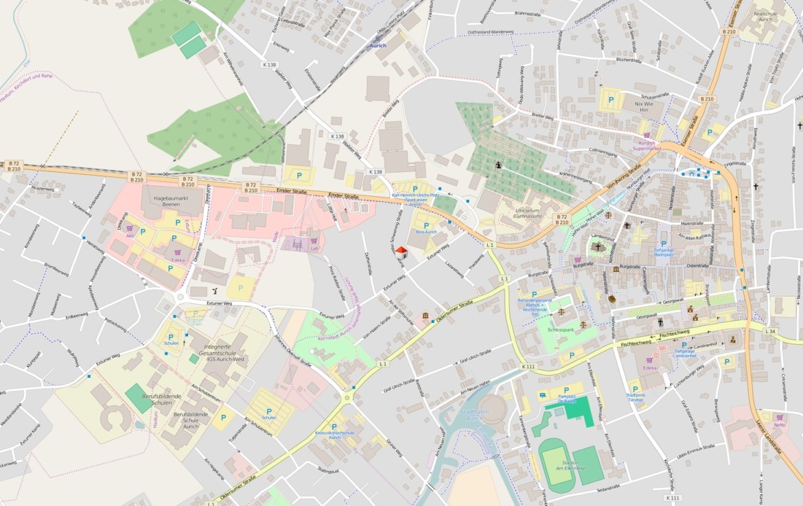 Lageplan Ort
