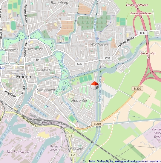 Lageplan Stadt