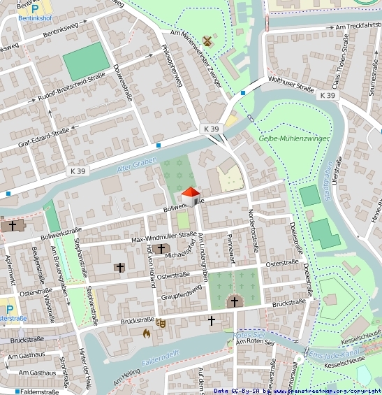 Lageplan Straße