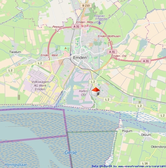 Lageplan Ort