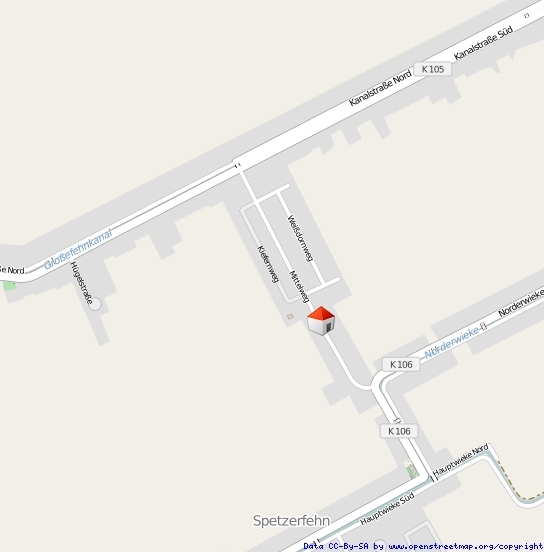 Lageplan Straße