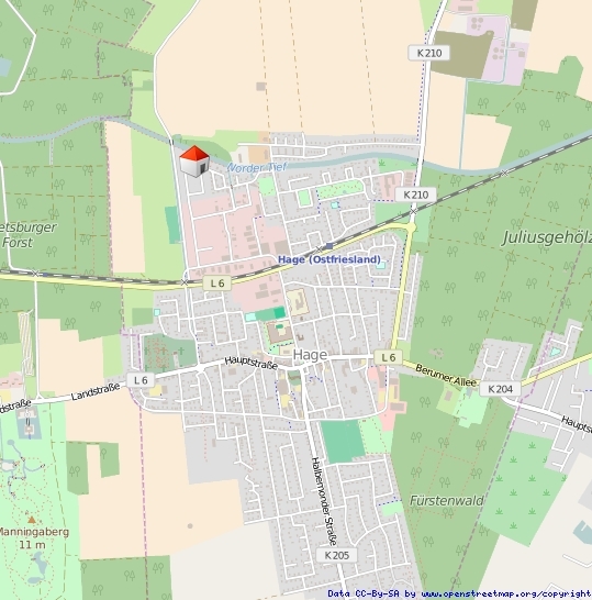 Lageplan Ort