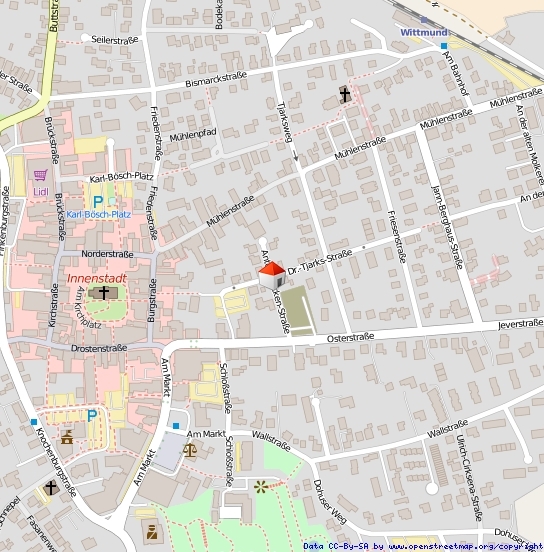 Lageplan Straße