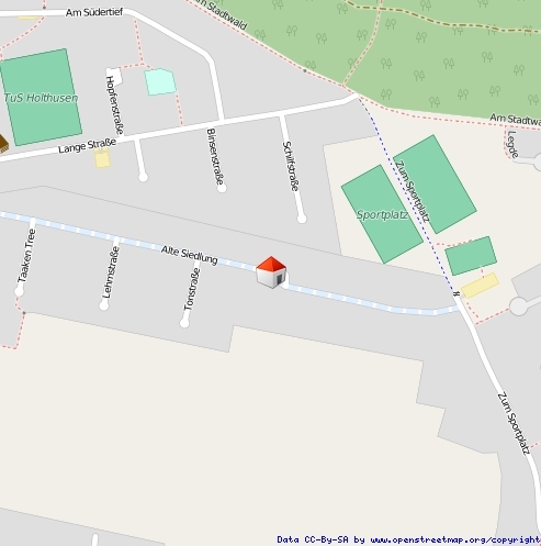 Lageplan Straße