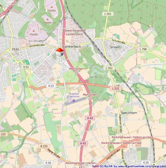 Lageplan Ort