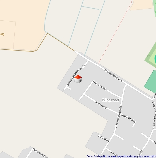 Lageplan Straße