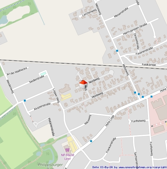 Lageplan Straße
