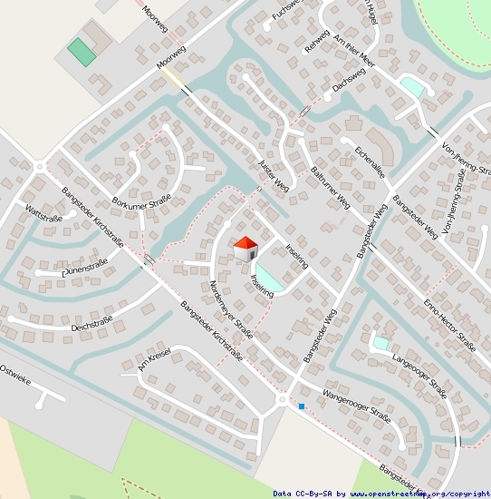 Lageplan Straße