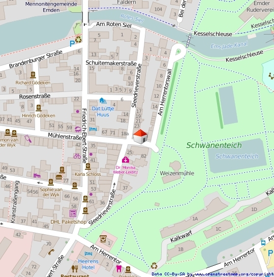 Lageplan Straße
