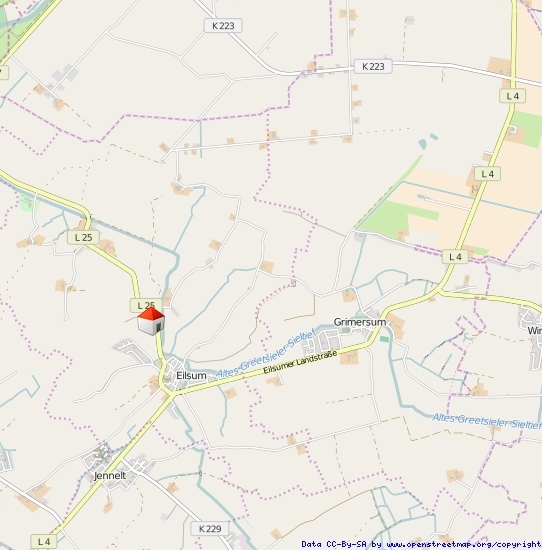Lageplan Eilsum