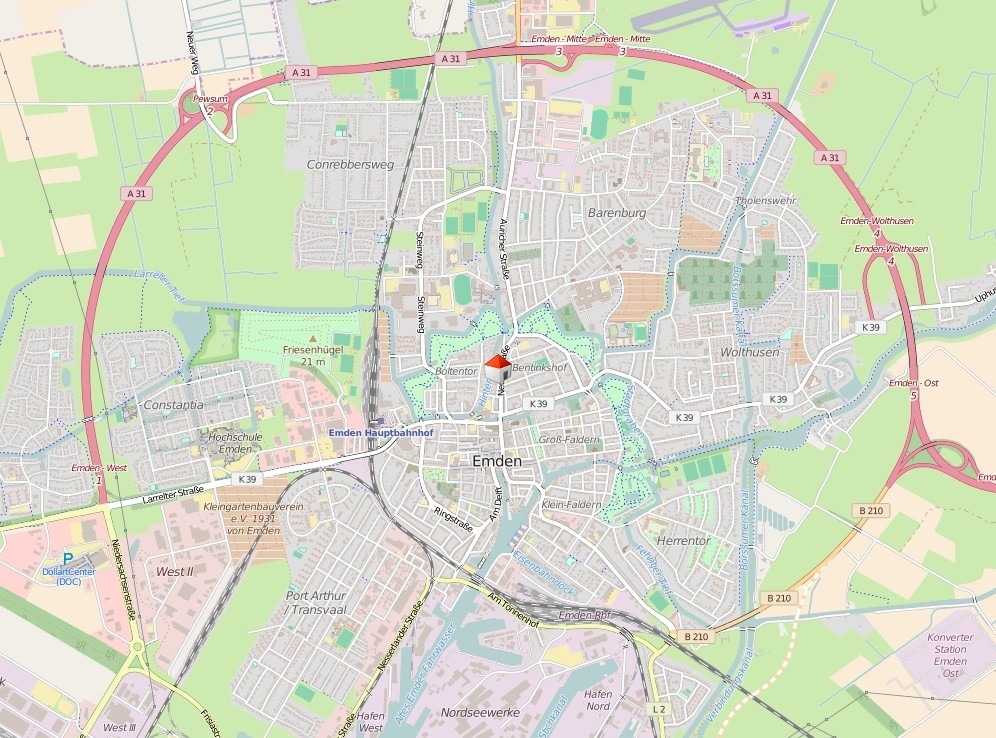 Lageplan Ort