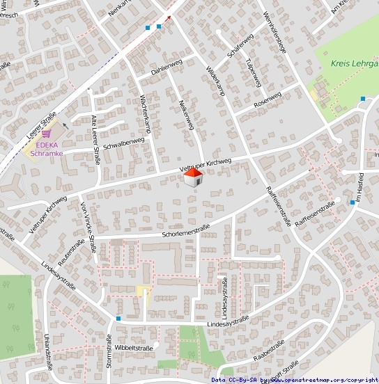 Lageplan Straße