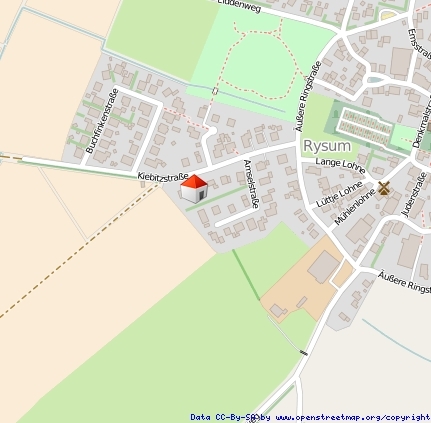 Lageplan Straße