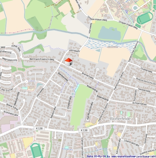 Lageplan Straße