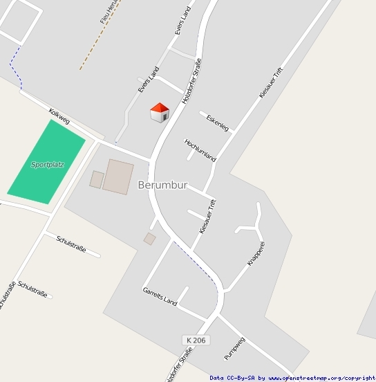 Lageplan Straße