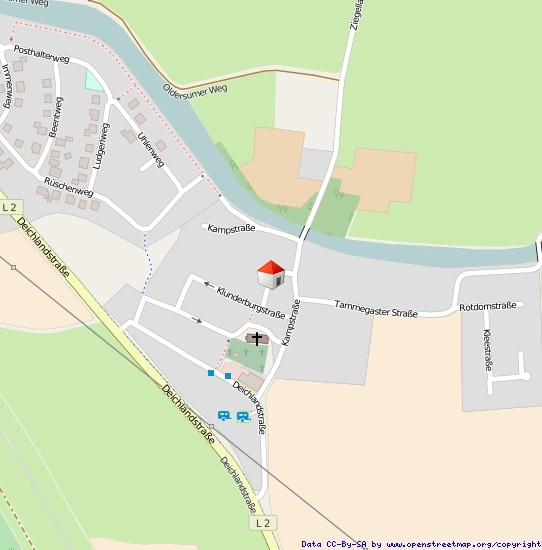 Lageplan Straße