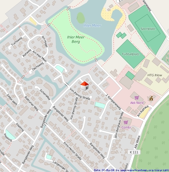 Lageplan Straße
