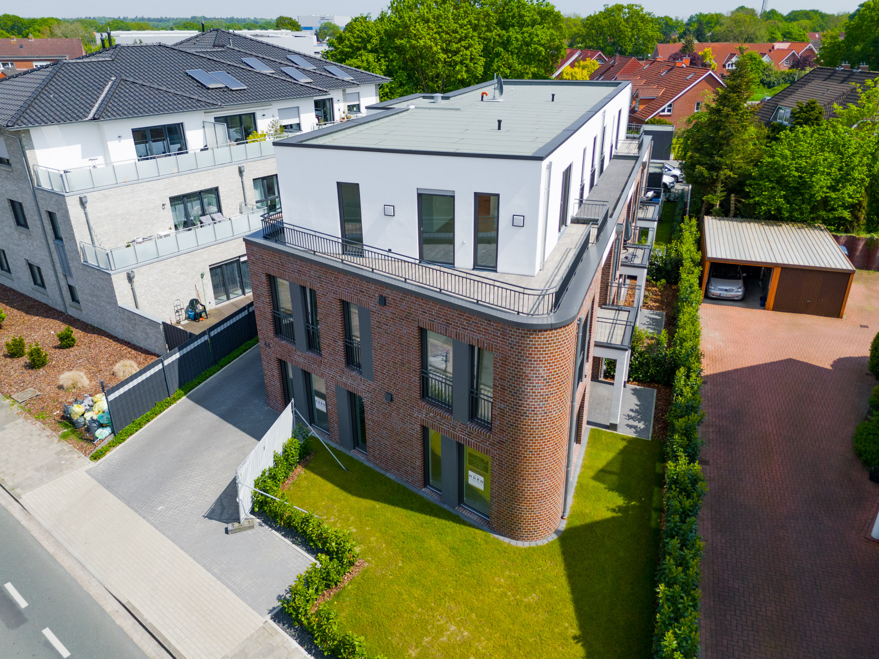 Neubauprojekt mit 8 Eigentumswohnungen in Leer-Loga abgeschlossen.