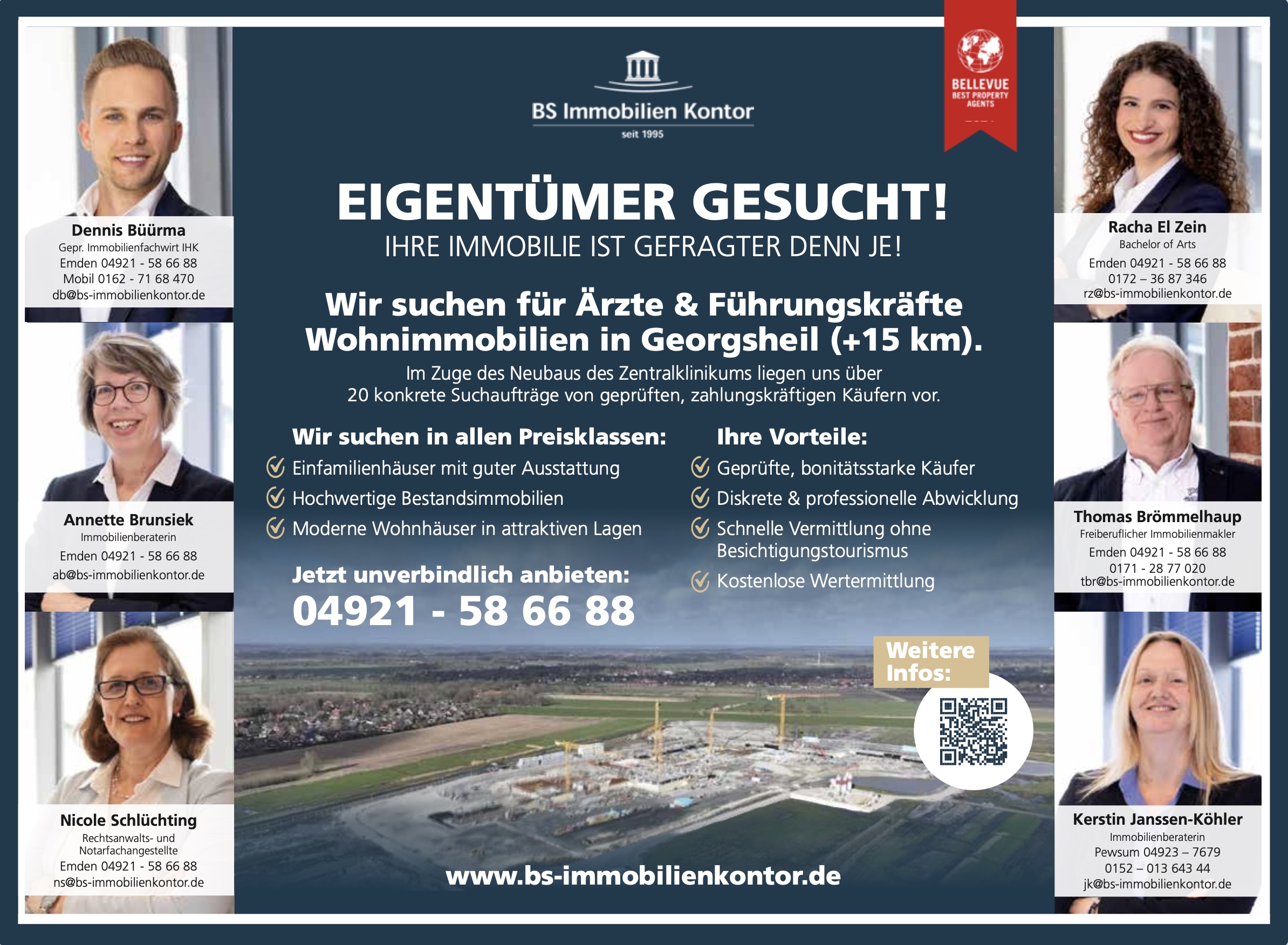 Eigentümer im Umkreis Georgsheil gesucht – starke Nachfrage durch Klinikneubau