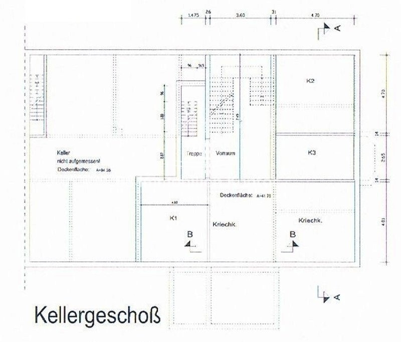 R1352 - Grundriss Keller